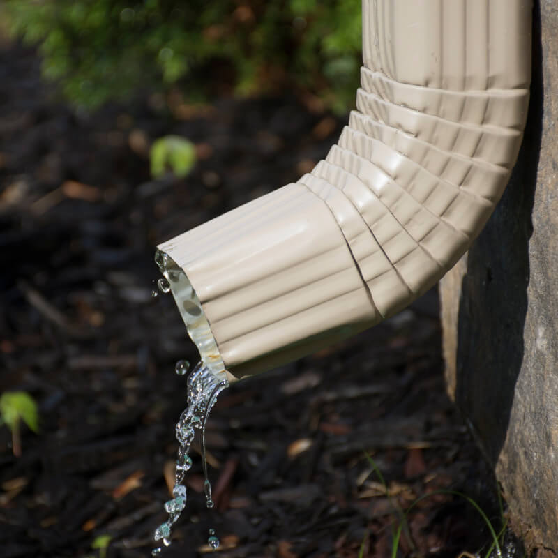 Fixed Gutter Downspout