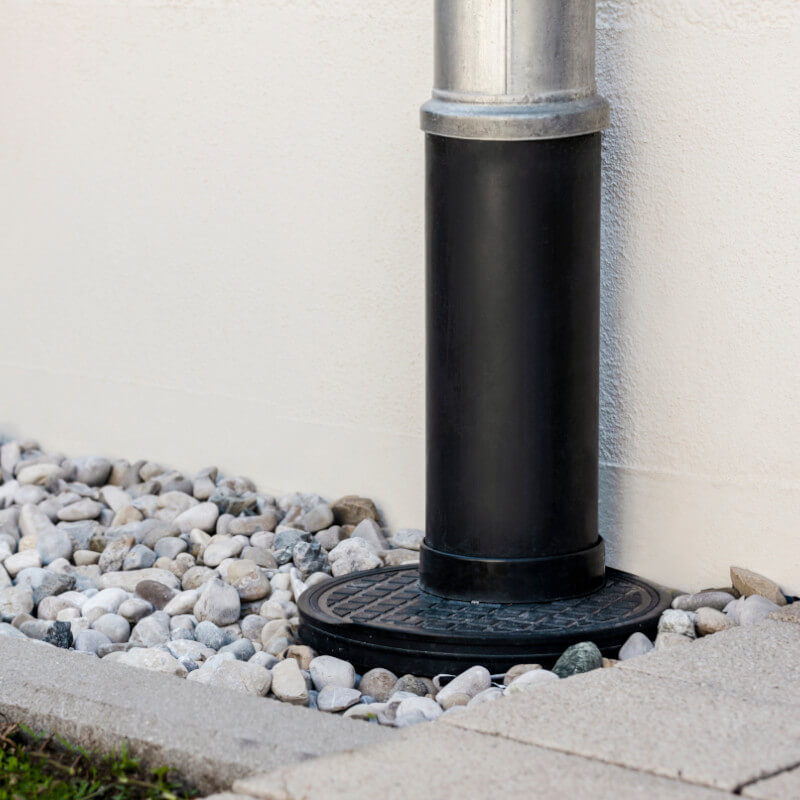 Underground Gutter Drain